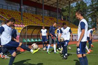 Тренировка Стали U-19 в Лютеже на стадионе ФК Диназ
